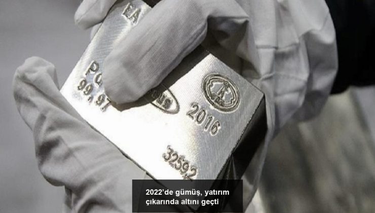2022’de gümüş, yatırım çıkarında altını geçti