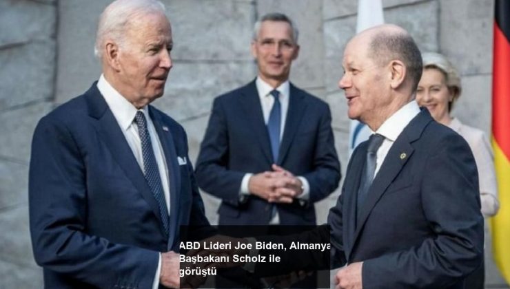 ABD Lideri Joe Biden, Almanya Başbakanı Scholz ile görüştü