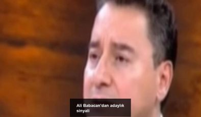 Ali Babacan’dan adaylık sinyali