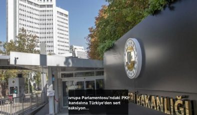Avrupa Parlamentosu’ndaki PKK skandalına Türkiye’den sert reaksiyon: Kabul edilemez