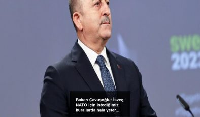 Bakan Çavuşoğlu: İsveç, NATO için istediğimiz kurallarda hala yetersiz