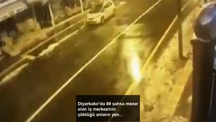 Diyarbakır’da 89 şahsa mezar olan iş merkezinin çöktüğü anların yeni imajı ortaya çıktı