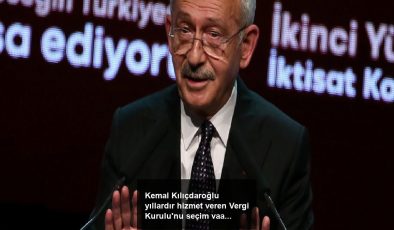 Kemal Kılıçdaroğlu yıllardır hizmet veren Vergi Kurulu’nu seçim vaadi olarak sundu