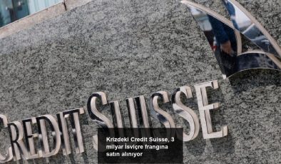 Krizdeki Credit Suisse, 3 milyar İsviçre frangına satın alınıyor