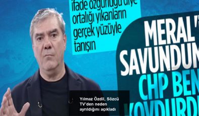 Yılmaz Özdil, Sözcü TV’den neden ayrıldığını açıkladı