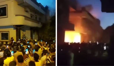 Libya’da halk sokaklara indi, belediye liderinin konutunu basıp ateşe verdiler