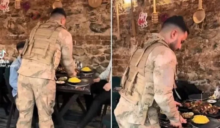 ASKERİ ÜNİFORMA İLE SERVİS YAPAN 3 SANIĞA 1 YIL 6 AY HAPİS CEZASI