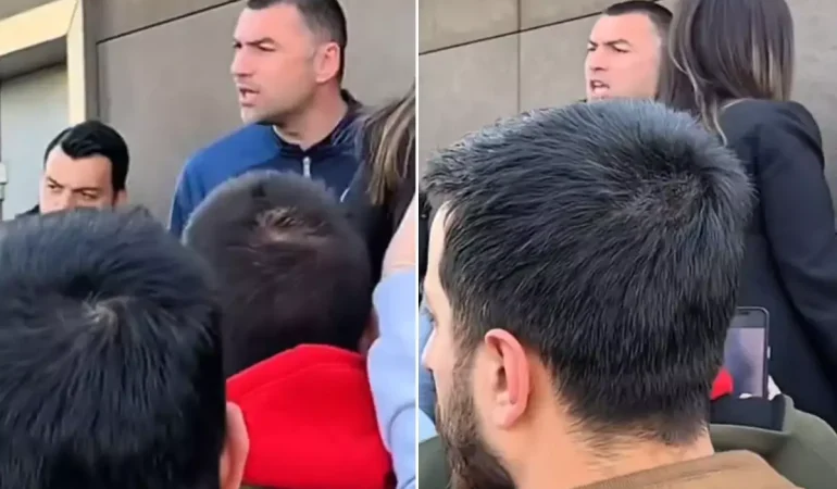 BURAK YILMAZ TARAFTARA ÇILDIRDI: “NASIL KONUŞUYORSUN LAN SEN!”