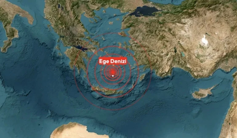 EGE DENİZİ’NDE KORKUTAN DEPREM! 1 MAYIS’TA 4.0 BÜYÜKLÜĞÜNDE SARSINTI