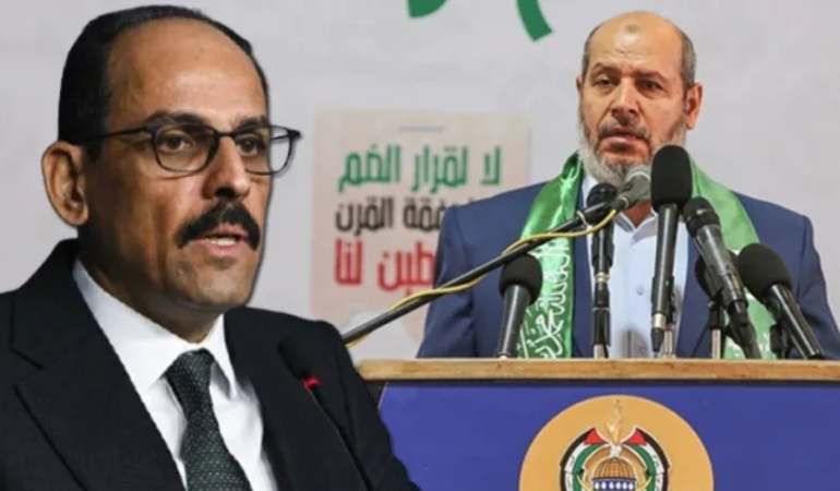 MİT BAŞKANI İBRAHİM KALIN, HAMAS İLE GÖRÜŞTÜ