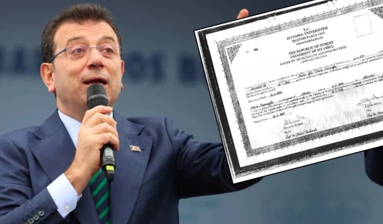 İmamoğlu Hakkında Sahte Diploma İddianamesi Hazırlandı