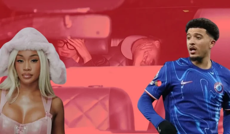 Jadon Sancho ile Sevgilisi Saweetie İstanbul’da Paparazzilerle Gelip Gitti