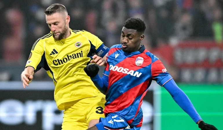 Fenerbahçe Çekya’da İdeal Puanı Kaçırdı: Deplasmanda 1 Puanla Döndü!